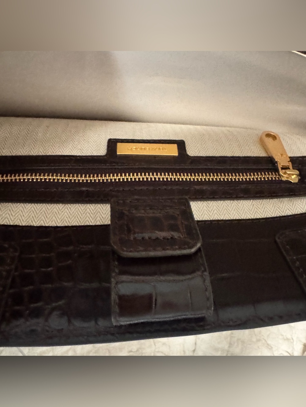 Tory Burch Ella Felt Quadrant Tote NWOT - Picture 10 of 16